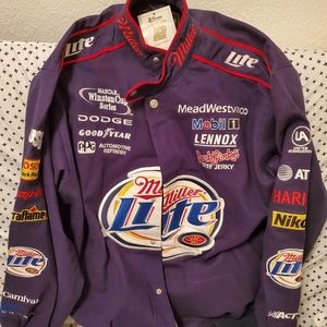 NWT Rusty Wallace Miller Lite Jacket Size M.